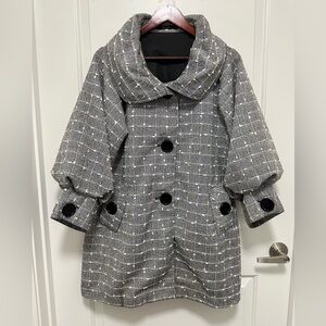 Azelhazelhazelhazelhaze Checkered Swing Coat